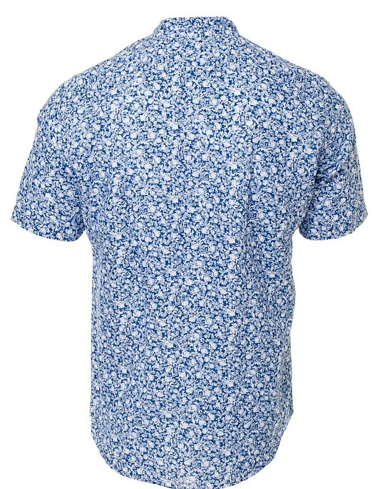 Сорочка Pierre Cardin з коротким рукавом у синьому кольорі