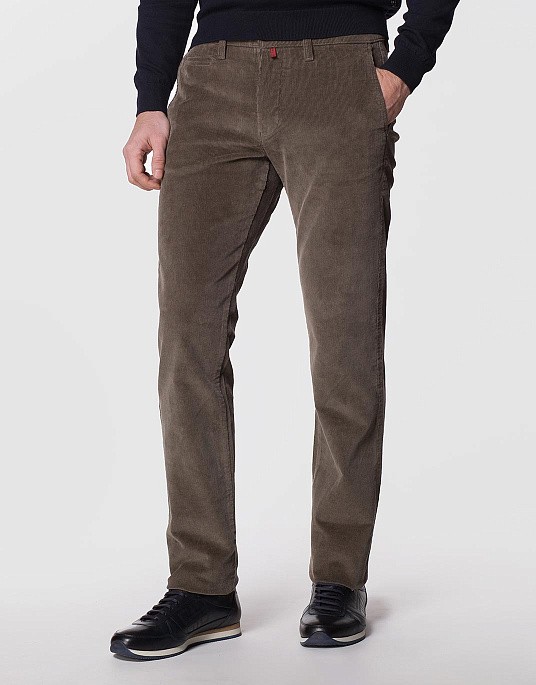 Вельветовые брюки Pierre Cardin в цвете хаки