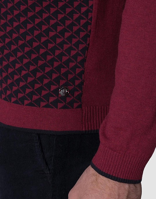 Пуловер Pierre Cardin із серії Royal Blend у червоному кольорі