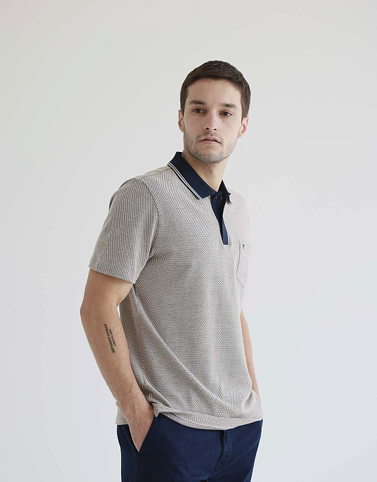 Pierre Cardin polo shirt in beige color