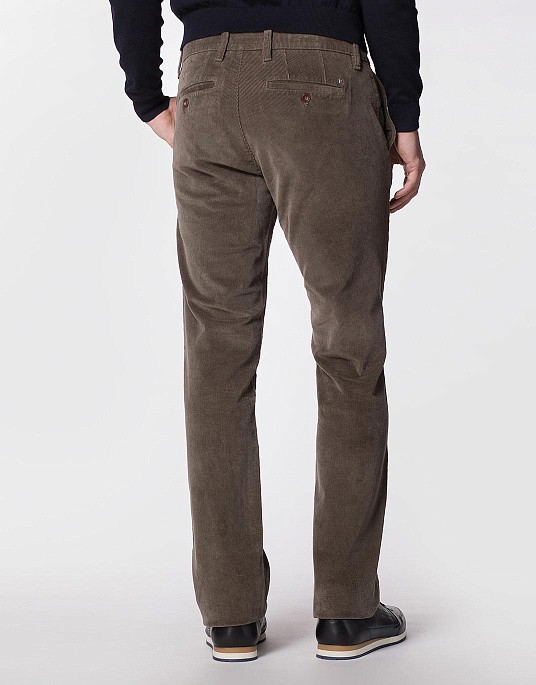 Вельветові брюки Pierre Cardin у кольорі хакі