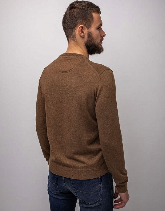Pierre Cardin Royal Blend pullover in brown
