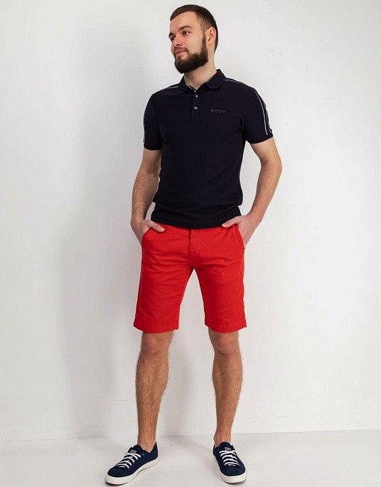 Pierre Cardin shorts red with print