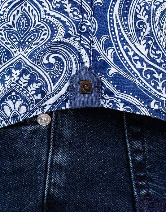 Рубашка Pierre Cardin из коллекции Denim Academy в синем цвете