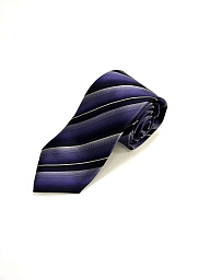BOSS purple striped tie