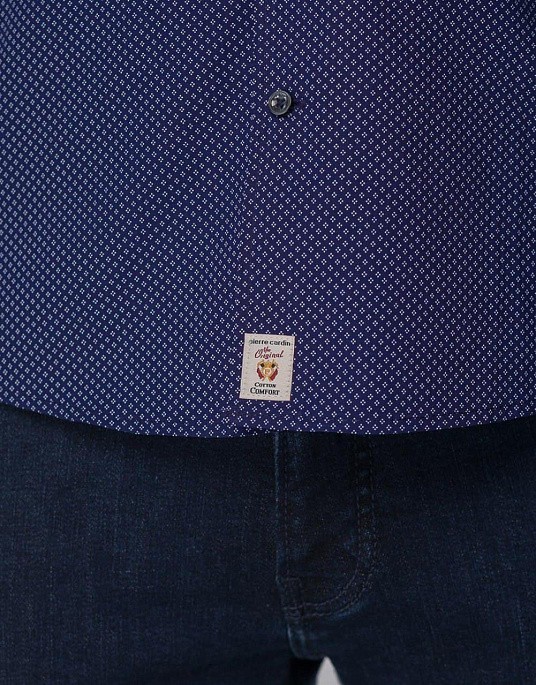 Pierre Cardin shirt in blue with pattern
