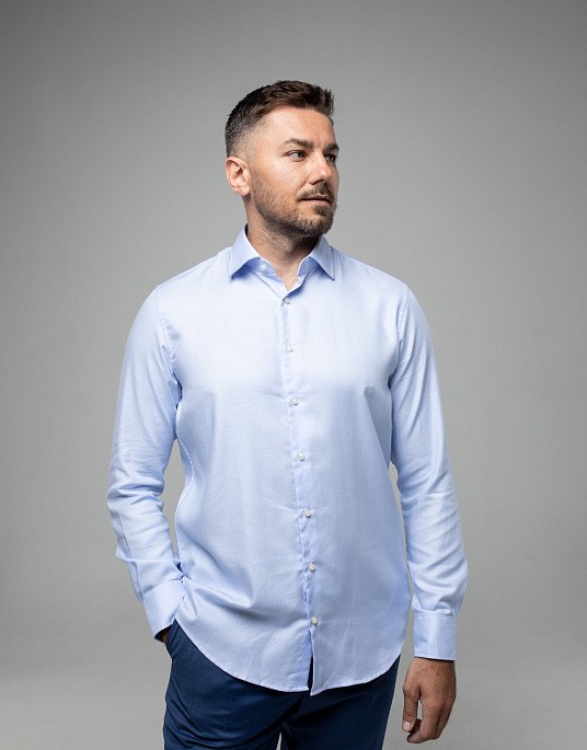 Pierre Cardin shirt from the Future Flex collection in blue