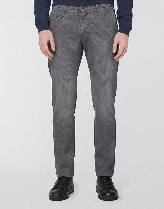 Pierre Cardin flat trousers in gray