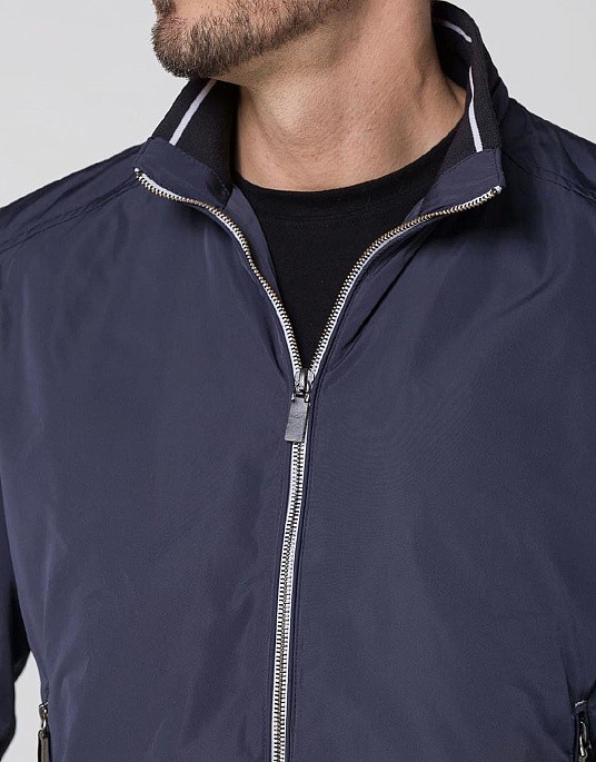 Pierre Cardin windbreaker from the Bionic series with elasticated band in blue
