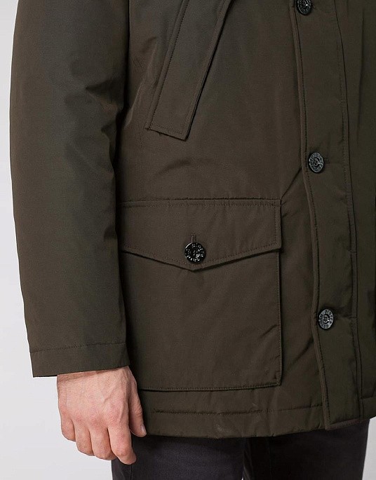 Куртка-парку Pierre Cardin із колекції Denim Academy у кольорі хакі