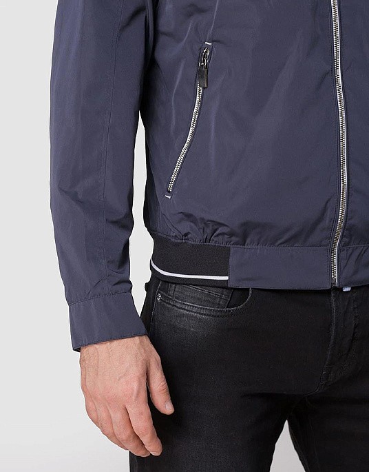 Pierre Cardin windbreaker from the Bionic series with elasticated band in blue