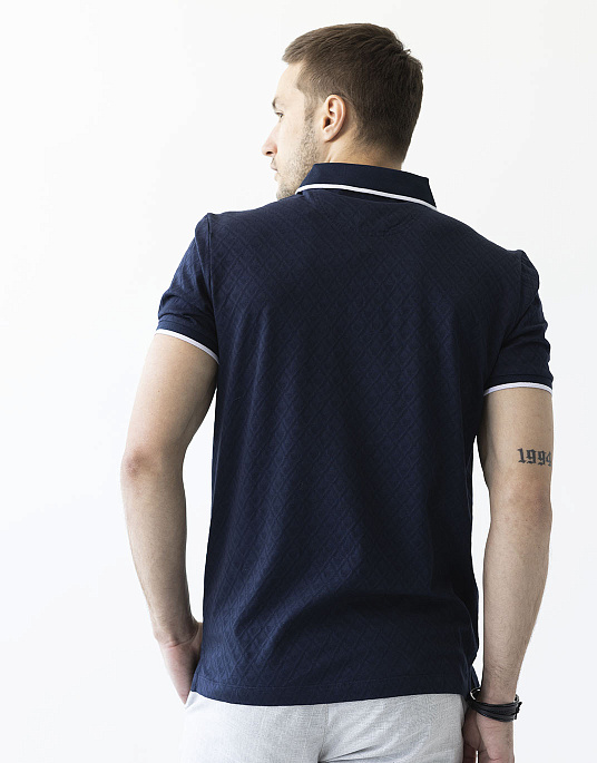 Pierre Cardin polo shirt in navy blue