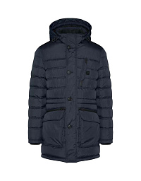 Parka jacket with removable hood from Bugatti