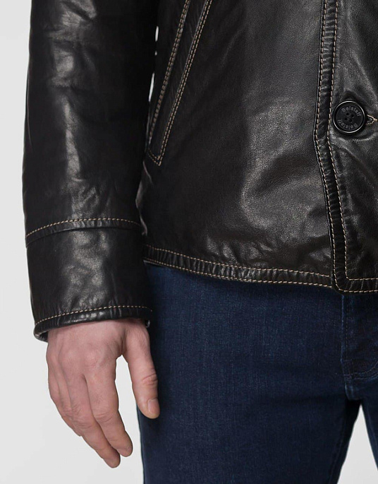 Belstaff leather jacket in black