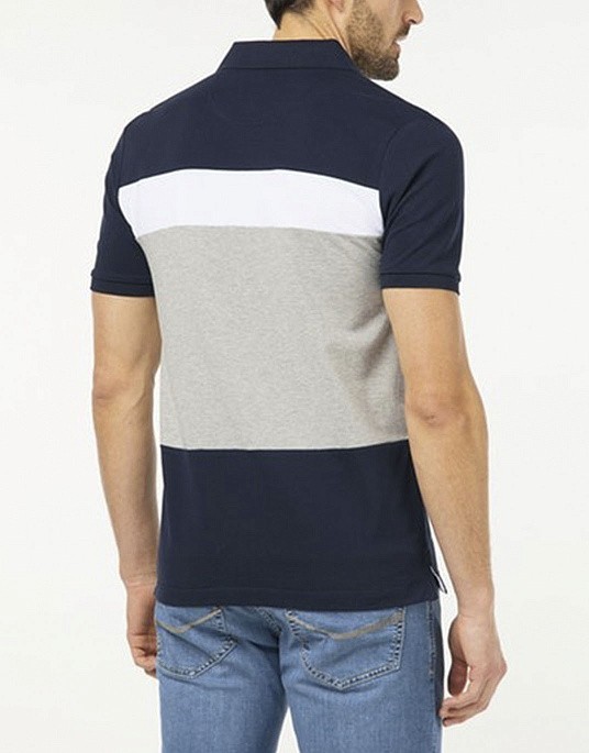 Pierre Cardin Polo from the Future Flex Collection in Blue Striped