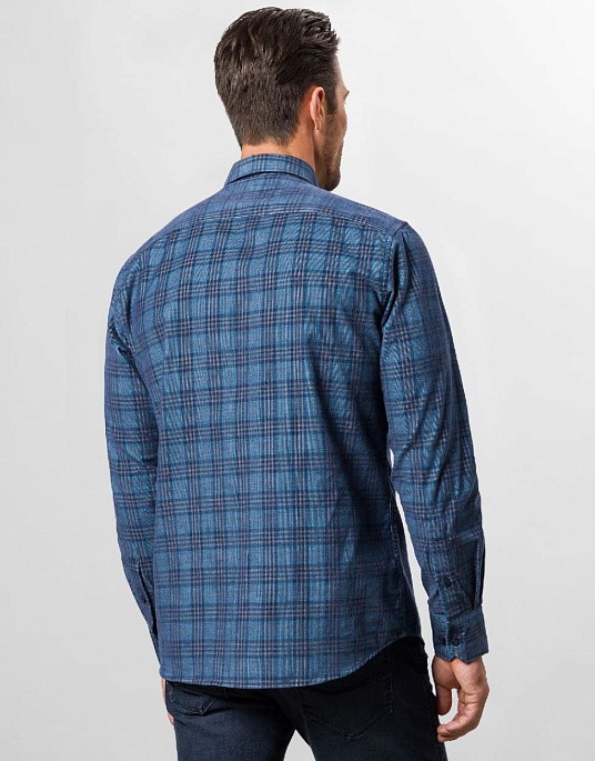 Pierre Cardin shirt from the Future Flex collection in checked