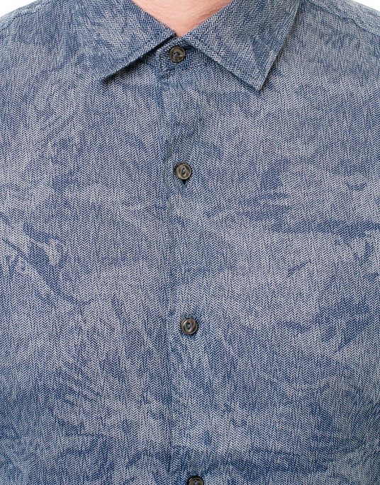 Рубашка Pierre Cardin из серии Denim Story в синем цвете