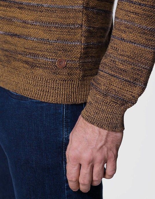 Пуловер Pierre Cardin из серии Denim Story в коричневом цвете