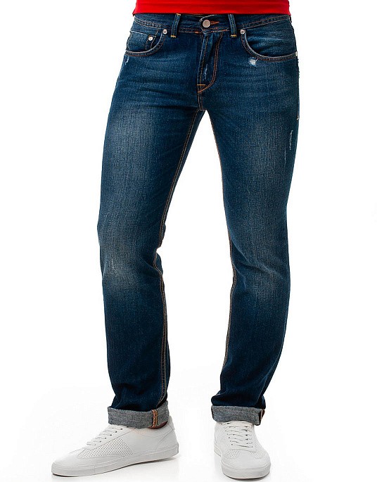 Baldessarini jeans blue with distressed