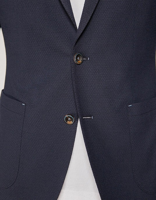 Піджак Pierre Cardin із колекції Future Flex у темно-синьому кольорі
