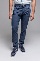 Flat trousers Pierre Cardin from the Voyage collection in navy blue