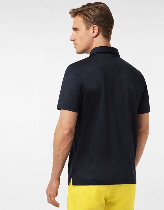 Pierre Cardin polo shirt from the Voyage collection in navy blue