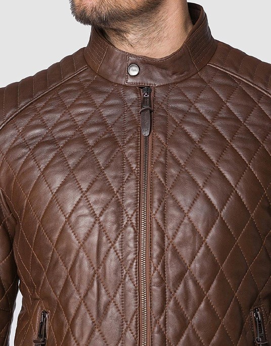 Pierre Cardin leather jacket in brown