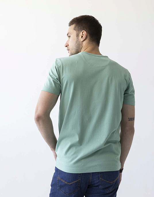 Pierre Cardin t-shirt with a print in green