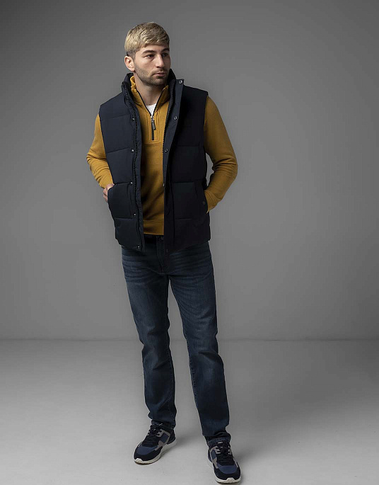 Pierre Cardin jacket with zip collar in yellow
