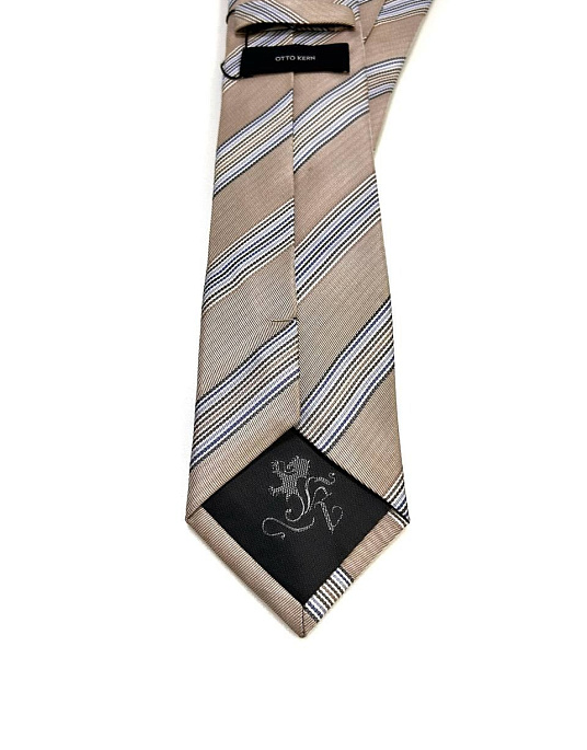 Otto Kern gold-tone striped tie