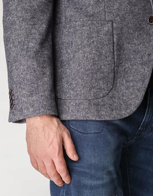 Pierre Cardin jacket from Future Flex collection in gray-blue shade