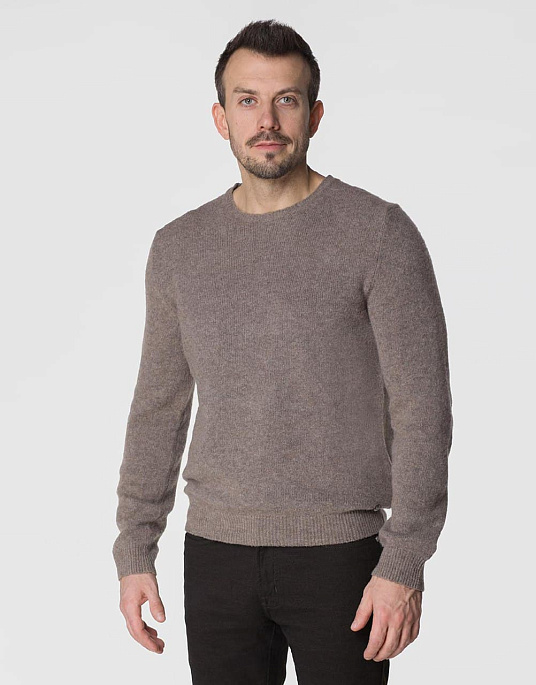 Pierre Cardin pullover from the exclusive Le Bleu collection in mocha color
