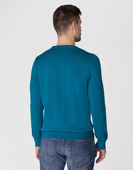 Pierre Cardin pullover in turquoise blue