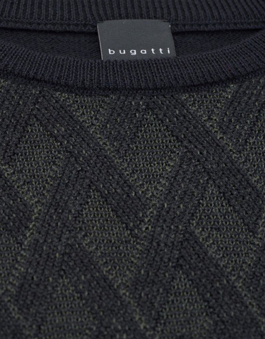 Bugatti jumper with round collar