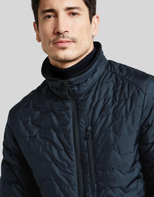 Quilted jacket from Bugatti in blue color