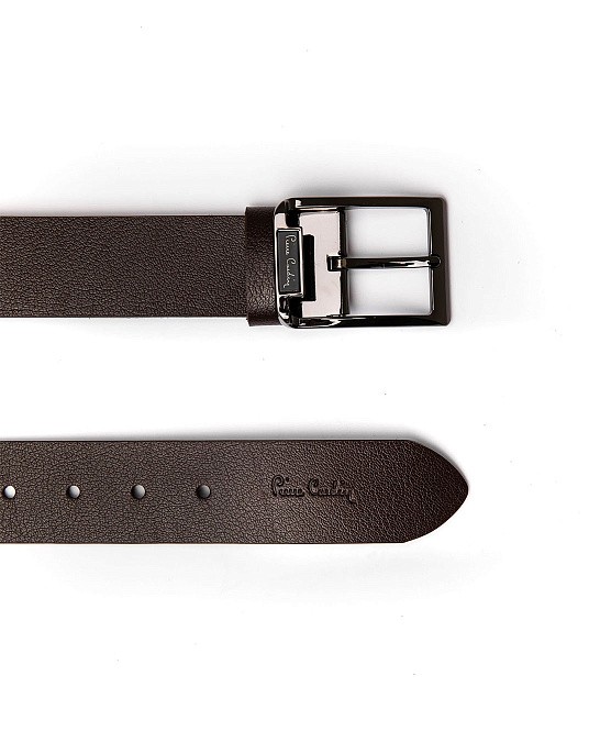 Pierre Cardin leather belt in brown
