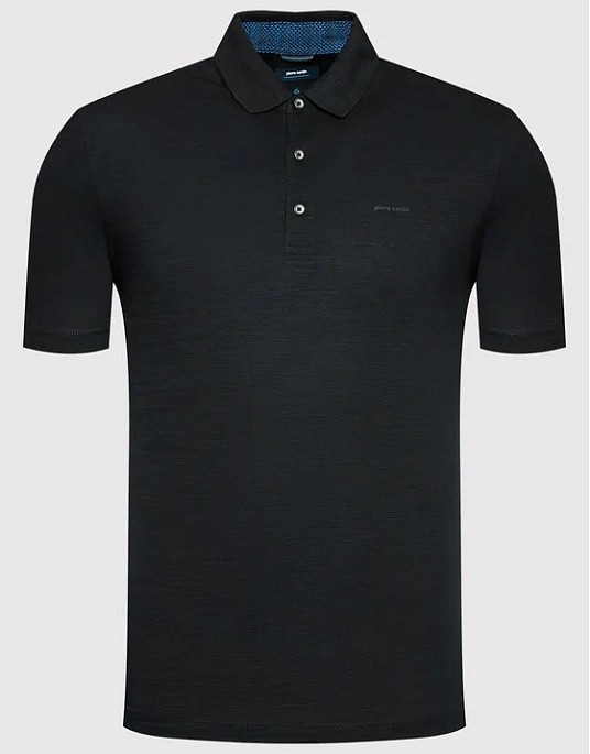 Pierre Cardin polo shirt from the Future Flex collection in navy blue