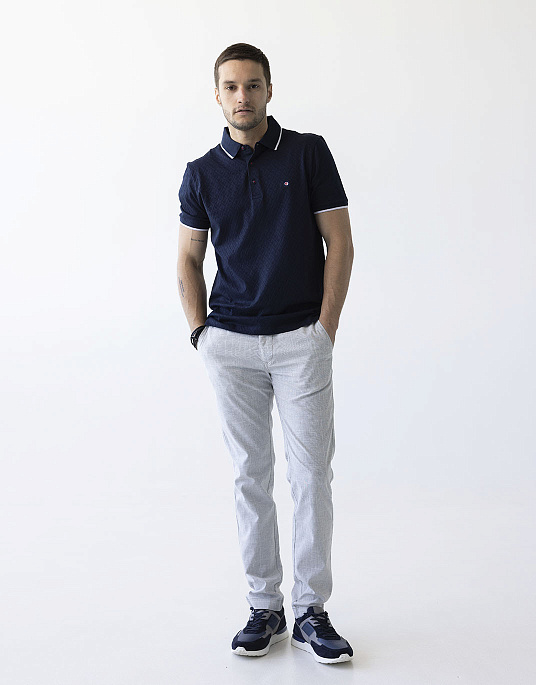 Pierre Cardin polo shirt in navy blue