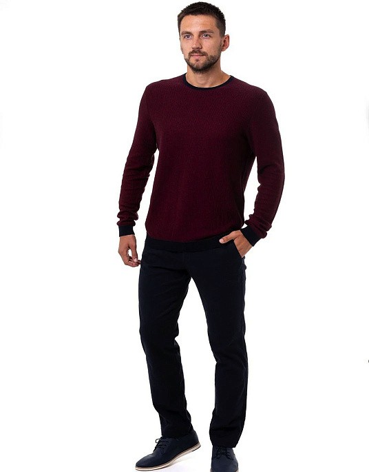 Pierre Cardin pullover in burgundy