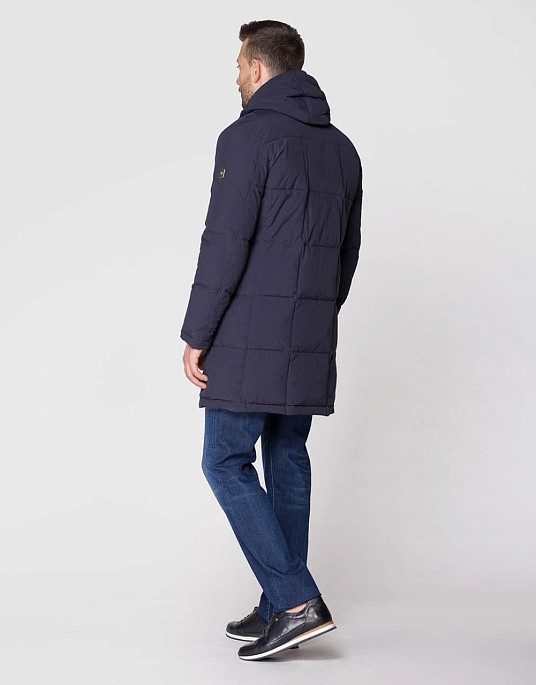 Куртка-пуховик Pierre Cardin з колекції Denim Academy в синьому кольорі