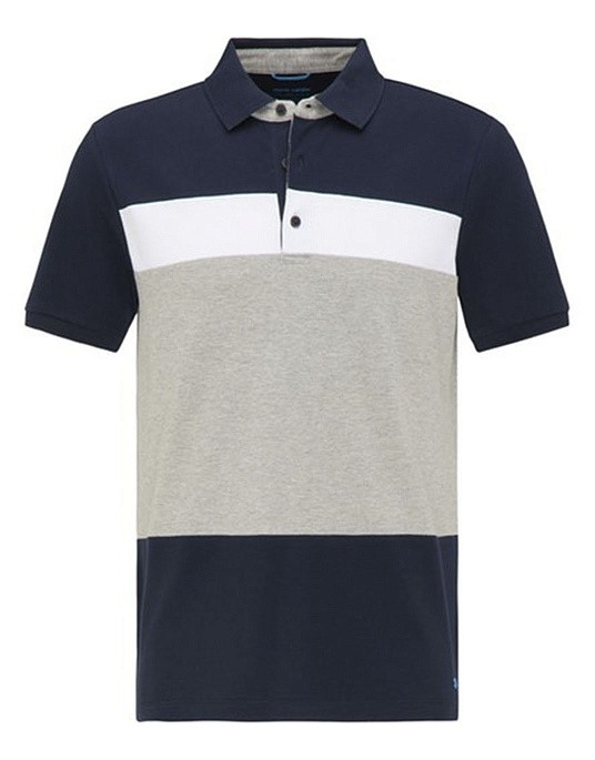 Pierre Cardin Polo from the Future Flex Collection in Blue Striped