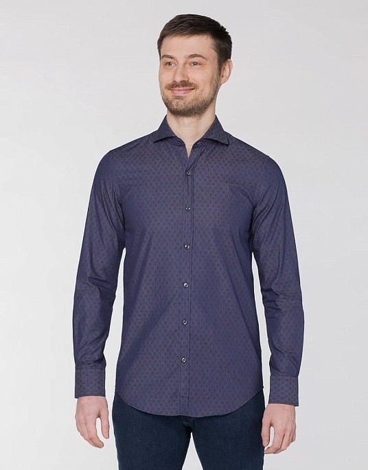 Pierre Cardin shirt from the exclusive Le Bleu collection in purple