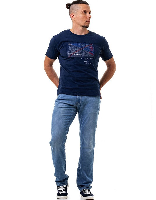 Pierre Cardin Future Flex jeans in distressed light blue