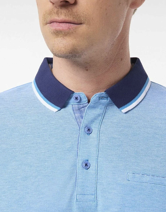 Pierre Cardin polo shirt from the Air Touch collection in blue