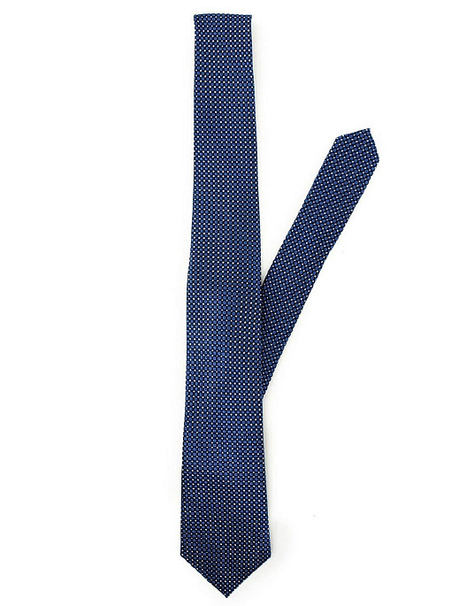 Краватка Pierre Cardin синього кольорі з принтом