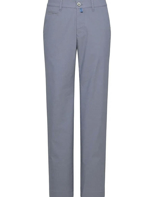 Pierre Cardin trousers - flats with a slant pocket from the Future Flex collection in a blue shade