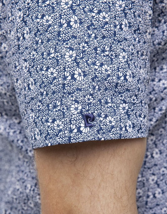 Pierre Cardin floral print short sleeve shirt Future Flex collection