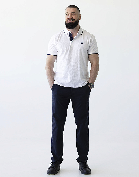 Pierre Cardin polo shirt in white