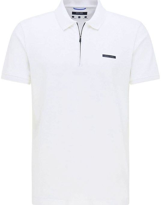 Pierre Cardin polo shirt from Future Flex collection in white