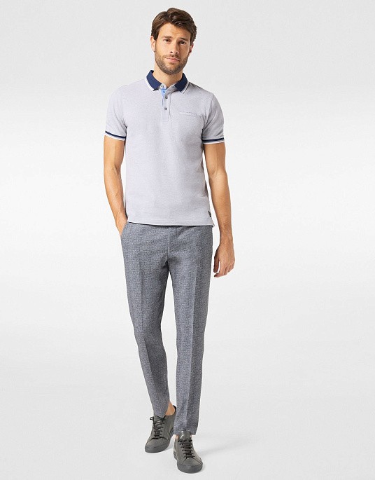 Pierre Cardin polo shirt from the Air Touch collection in gray